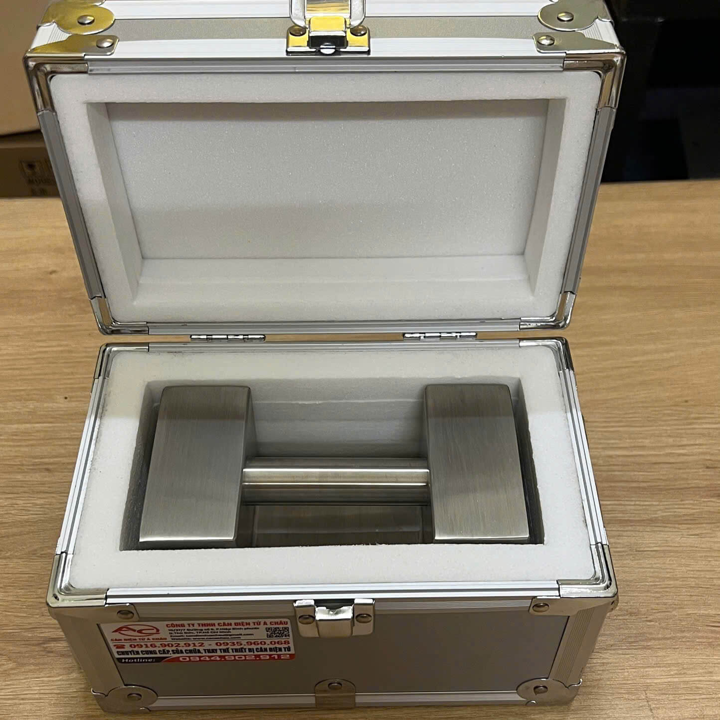 Qua-can-F2-5kg-inox Quả Cân Inox F2 5Kg